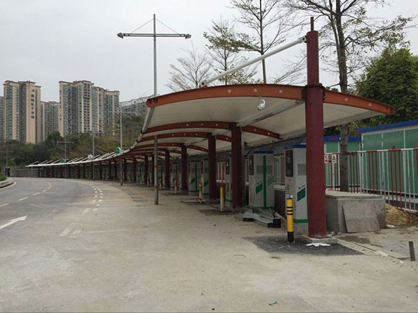 膜結(jié)構(gòu)自行車(chē)棚