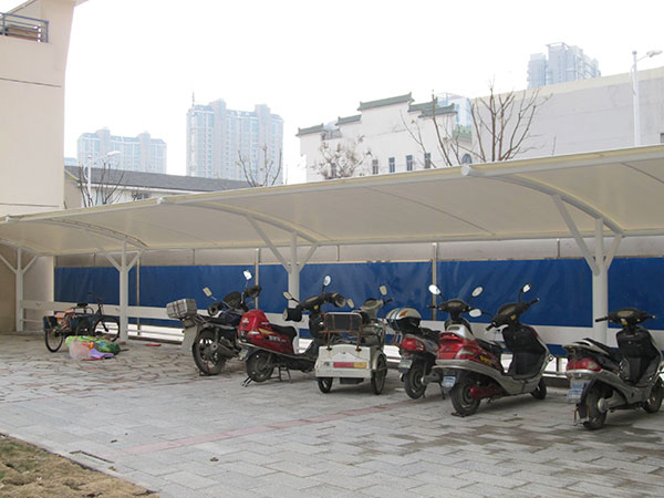 膜結(jié)構(gòu)自行車(chē)棚