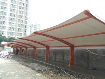 膜結(jié)構(gòu)自行車棚